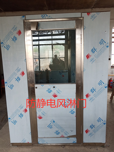 除靜電風淋室,除靜電自動門風淋房,離子棒風淋門,靜電閘機風淋機